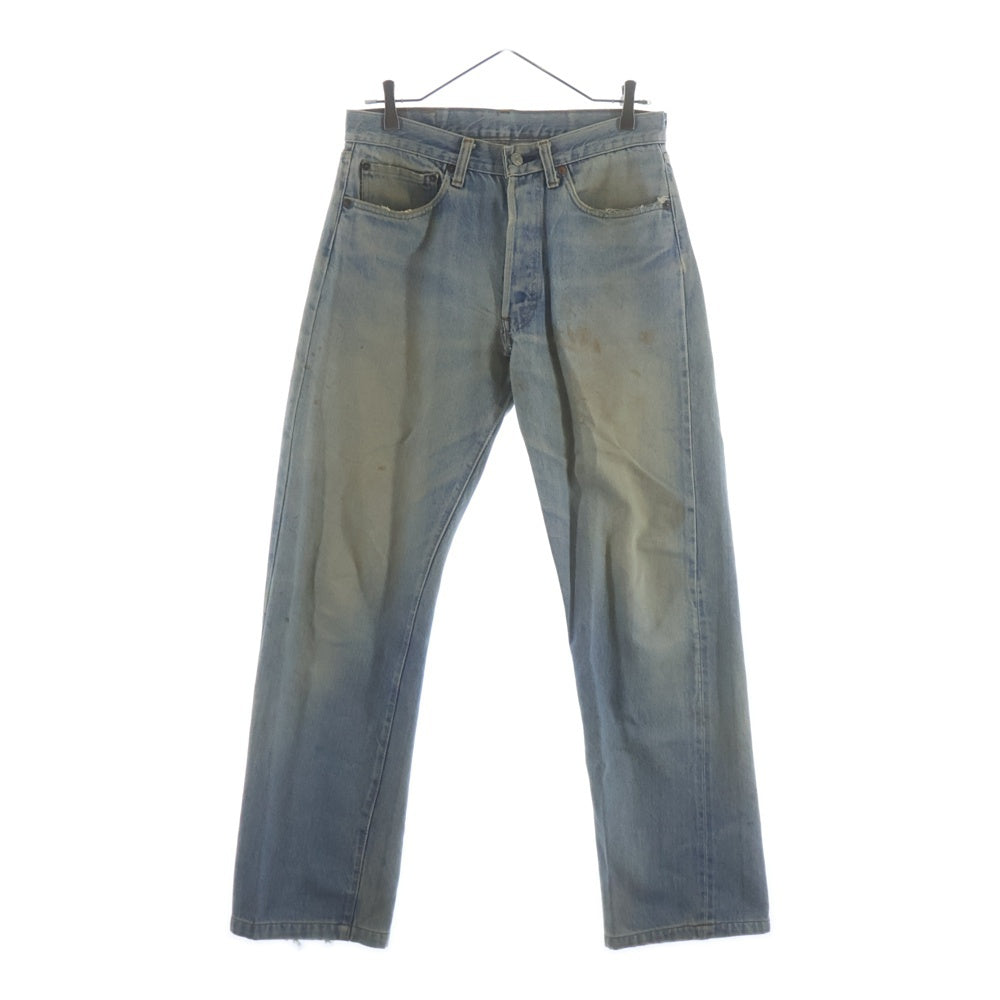 Levi's(リーバイス) 70s 501 66後期 Denim Pants ヴィンテージ ボタン裏6 チェーンステッチ スモールe 紙パッチ ボタンフライ デニムパンツ ジーンズ インディゴ