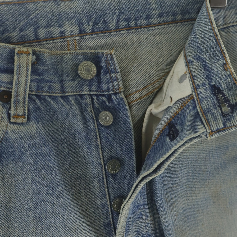 Levi's(リーバイス) 70s 501 66後期 Denim Pants ヴィンテージ ボタン裏6 チェーンステッチ スモールe 紙パッチ ボタンフライ デニムパンツ ジーンズ インディゴ