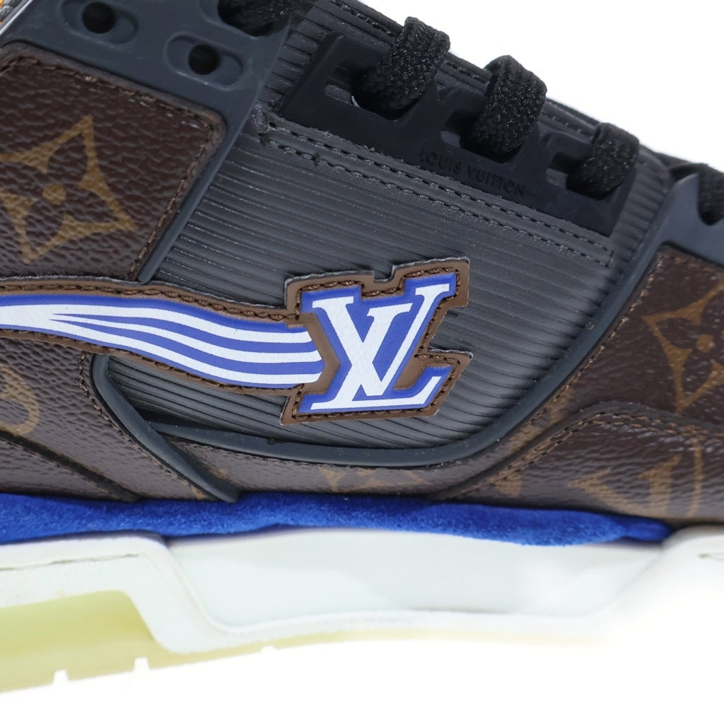 LOUIS VUITTON(ルイヴィトン) 20年製 LV Trainer GO0260 トレイナーライン モノグラム ハイカットスニーカー ブラウン