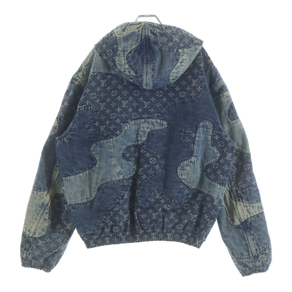LOUIS VUITTON(ルイヴィトン) 22SS ×NIGO ニゴー パッチワーク ジップアップデニムジャケット RM221M UZD HMA16E