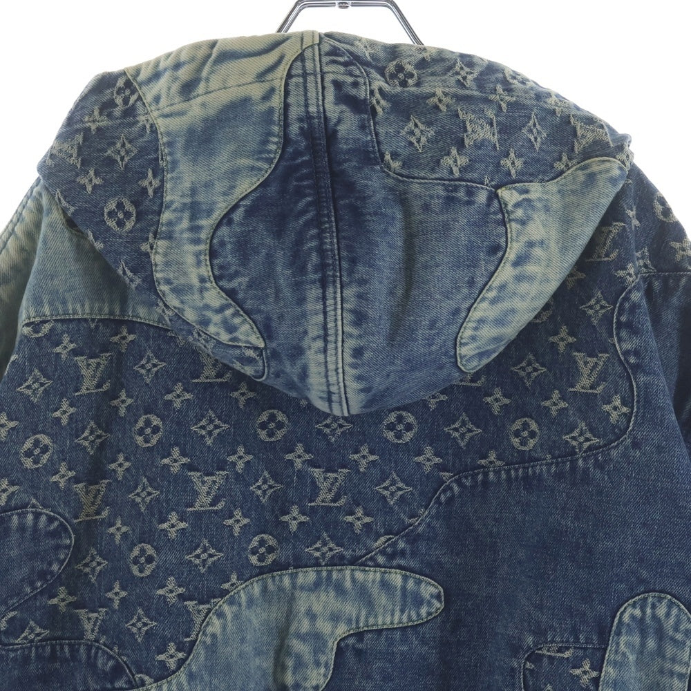 LOUIS VUITTON(ルイヴィトン) 22SS ×NIGO ニゴー パッチワーク ジップアップデニムジャケット RM221M UZD HMA16E