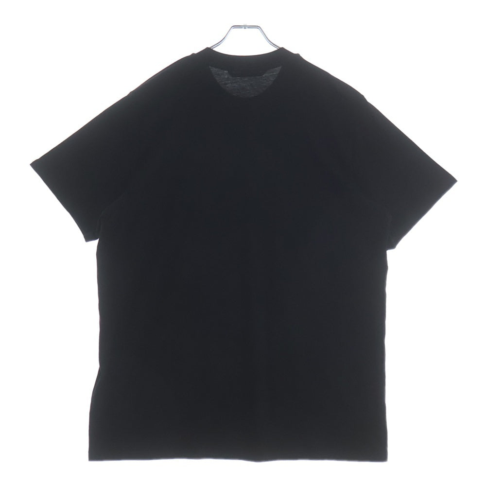 MONCLER(モンクレール) 22SS GENIOUS 1952 SS THIRT H20928C00007 フロントワンポイントロゴパッチ クルーネック半袖Tシャツカットソー ブラック