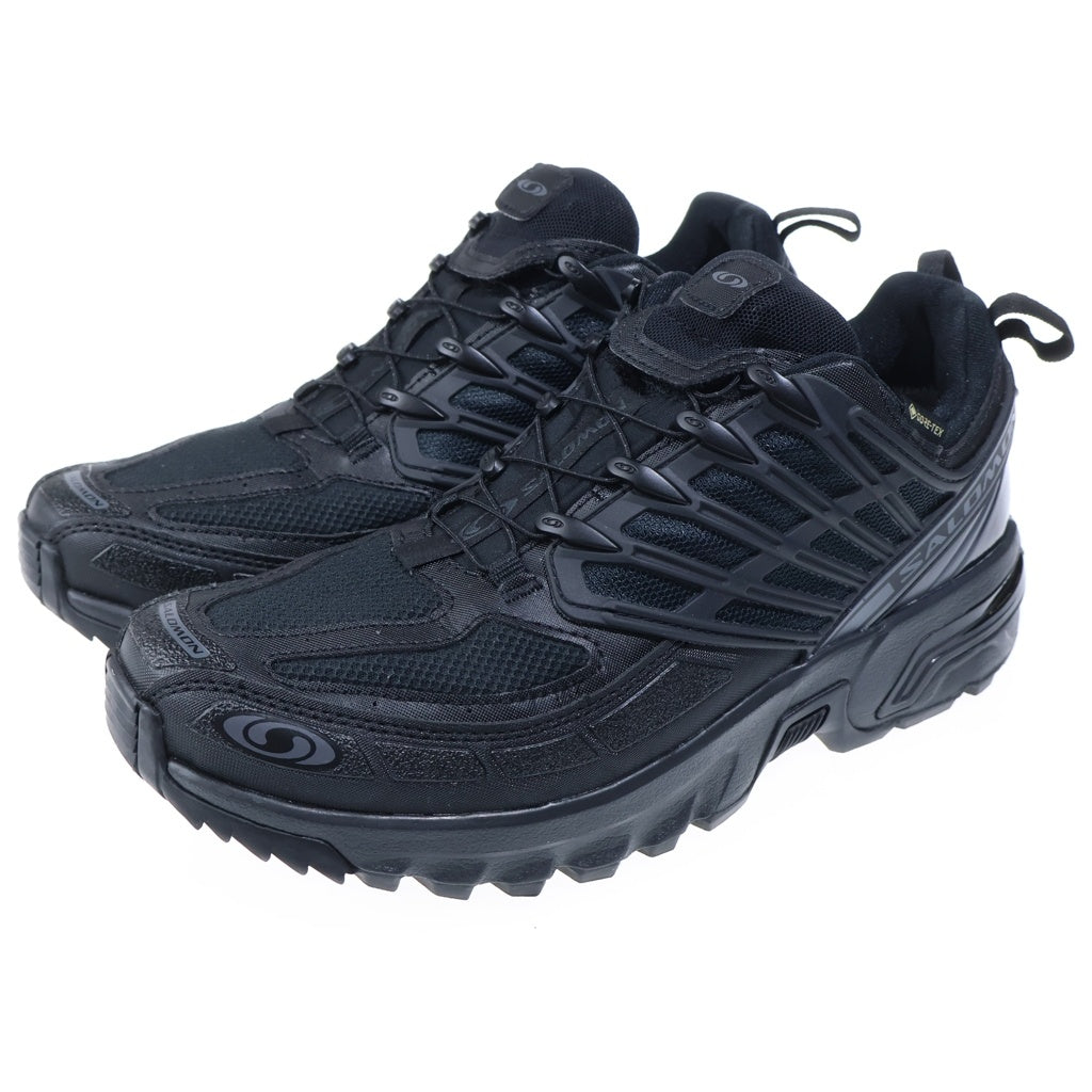 SALOMON(サロモン) ACS PRO GORE-TEX 475994 ゴアテックス メッシュ ローカットスニーカー ブラック US9/27cm