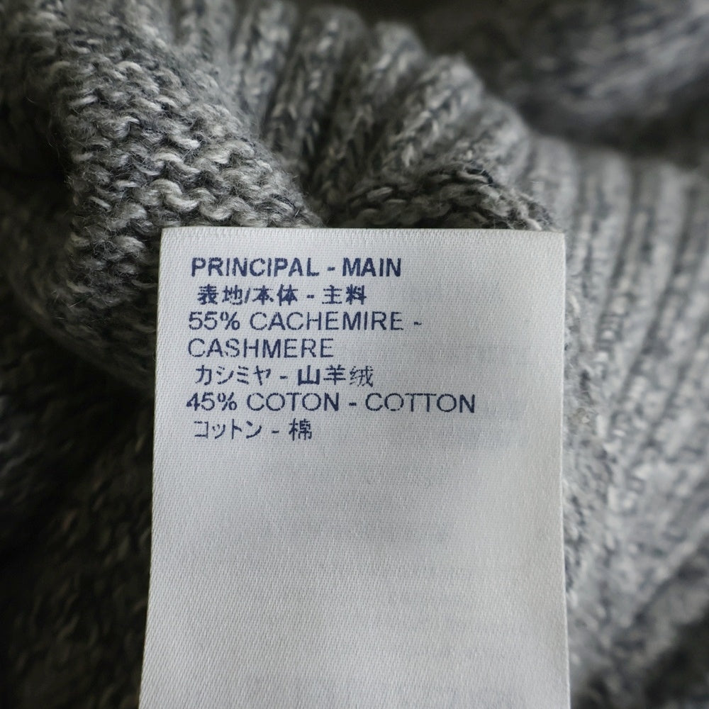 LOUIS VUITTON(ルイヴィトン) 18AW LVリスト MERCI ロゴプリント カシミヤ ニットセーター グレー RM182M GVL HFN08W