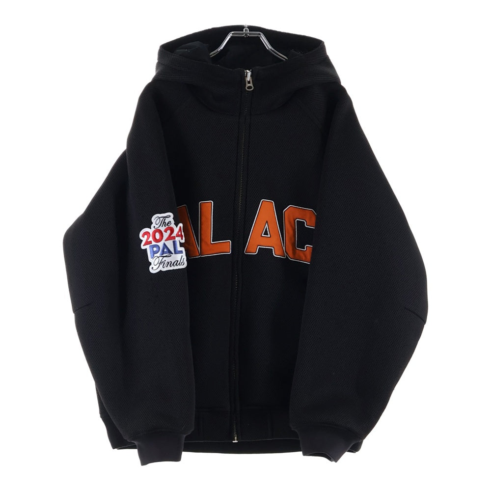 Palace Skateboards(パレススケートボーズ) MESHER JACKET フロントロゴ メッシュ ジップアップジャケット ブラック/オレンジ