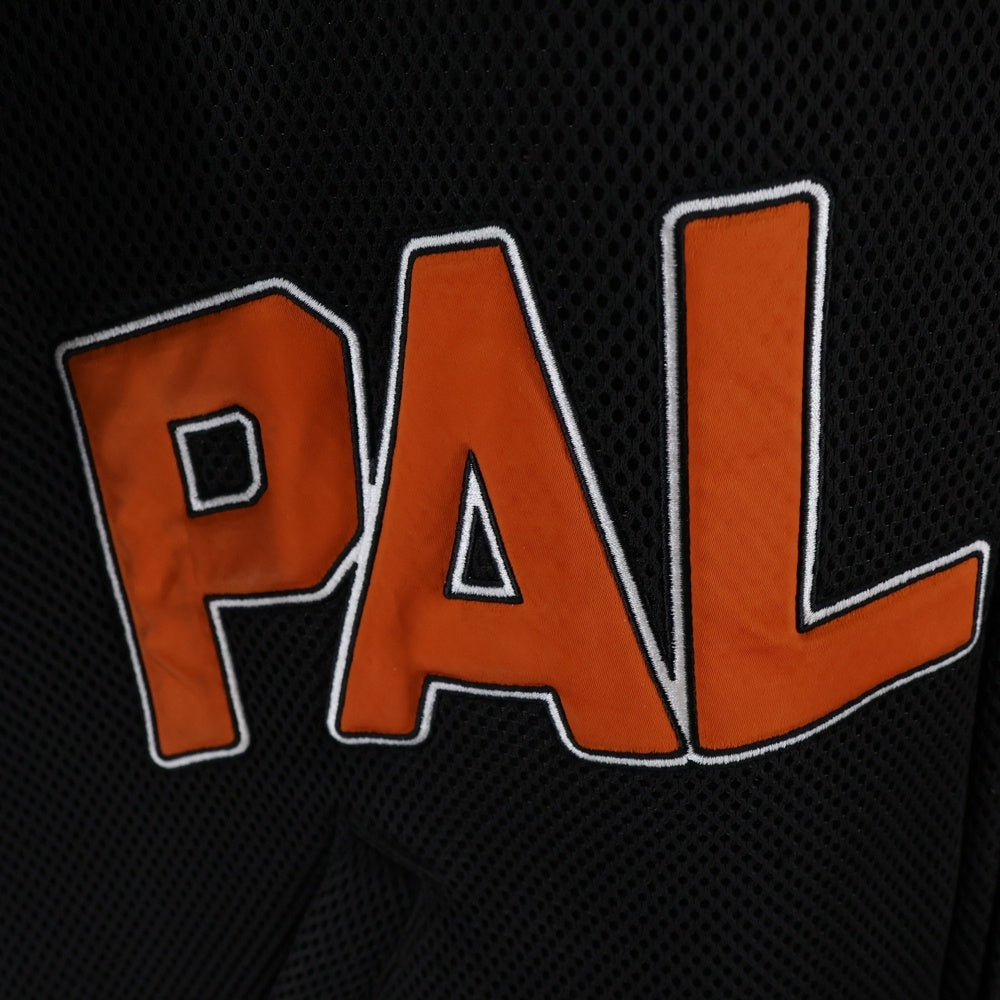 Palace Skateboards(パレススケートボーズ) MESHER JACKET フロントロゴ メッシュ ジップアップジャケット ブラック/オレンジ