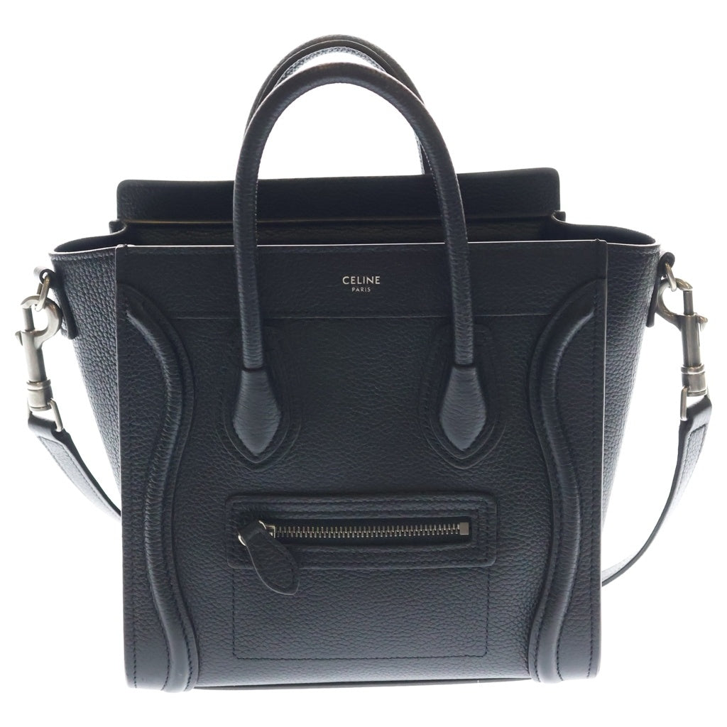 CELINE(セリーヌ) ラゲージナノレザーショッパーバッグ ブラック 189243 レディース