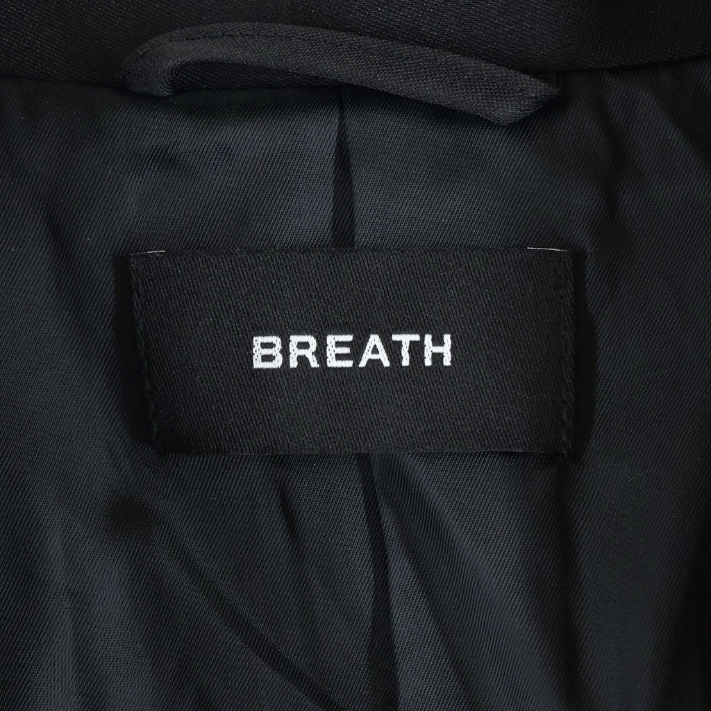 BREATH(ブレス) 26SS OVERSIZE DOUBLE JACKET オーバーサイズダブルジャケット ブラック BR26SS-O0005