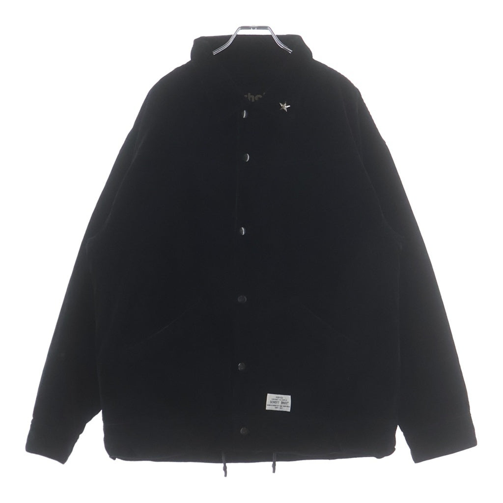 SCHOTT(ショット) STRETCH CORDUROY JACKET ストレッチコーデュロイジャケット ブラック 3112083