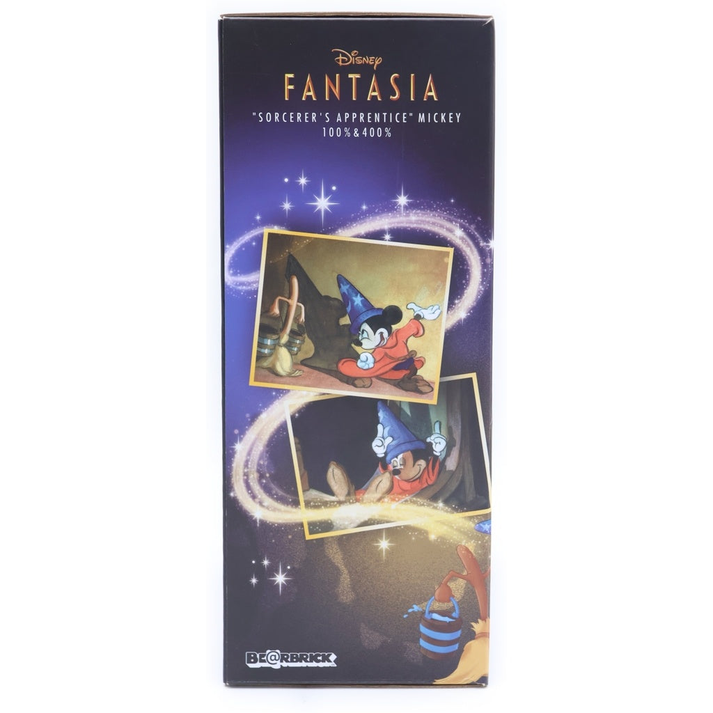 MEDICOM TOY(メディコムトイ) ×Disney BE@RBRICK FANTASIA SORCERER'S APPRENTICE MICKEY 100% 400% ディズニー ベアブリック マーケット ミッキー フィギュア 人形 ピンク