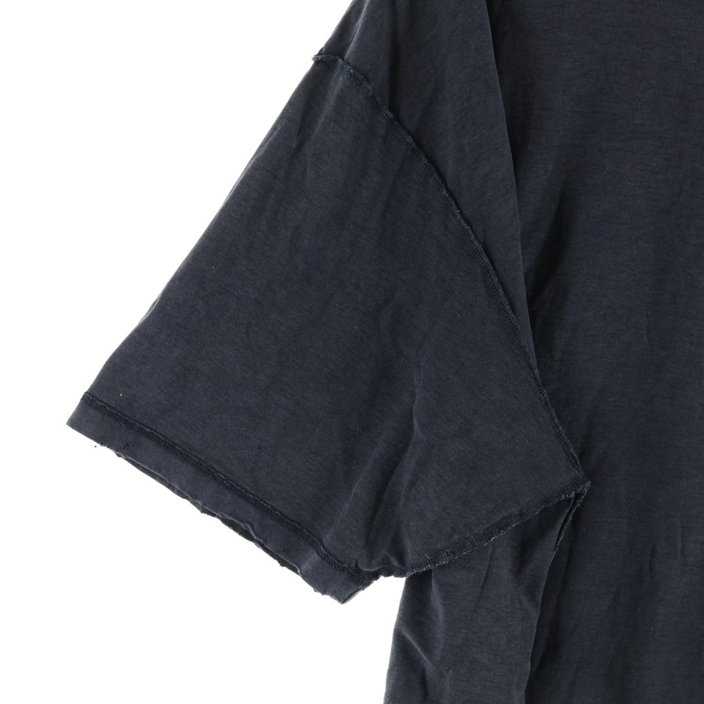 BALENCIAGA(バレンシアガ) 24SS Political Campaign Inside Out Tee 830247 ポリティカルキャンペーンインサイドアウトロゴ ダメージ加工 オーバーサイズ クルーネック半袖Tシャツ