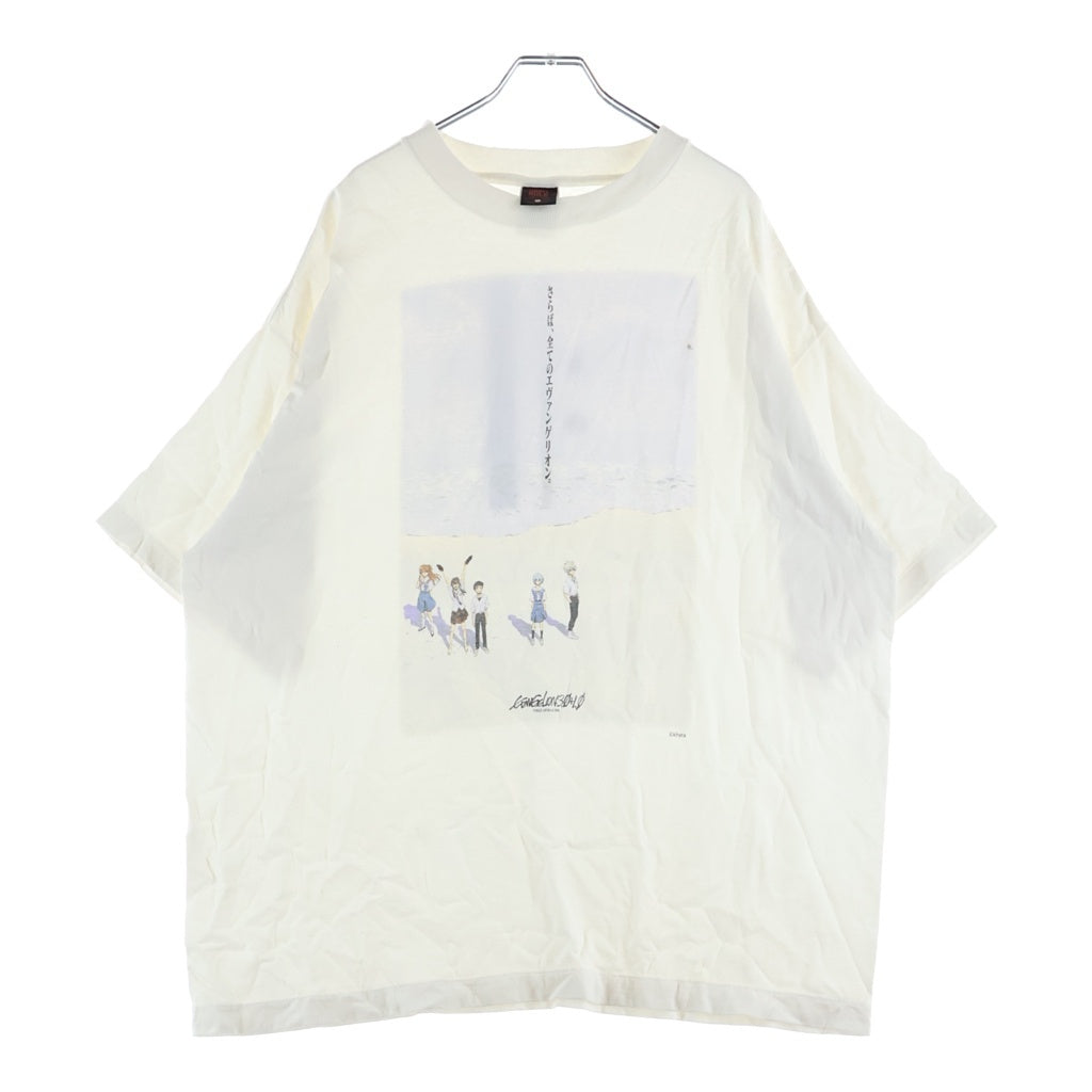 SAINT MICHAEL(セントマイケル) 25SS × EVANGELION S/S EV Tee SM-HR8-0000-C11 シン・エヴァンゲリオン劇場版 コラボ プリント クルーネック半袖Tシャツカットソー ホワイト