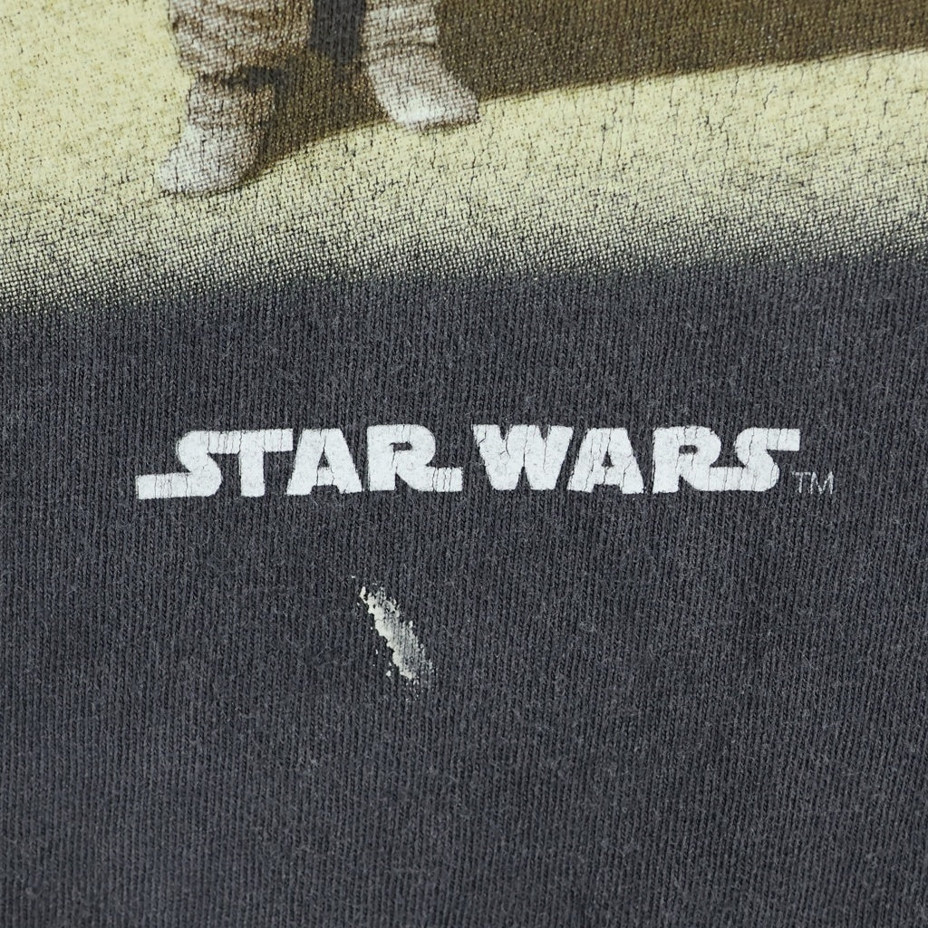 SAINT MICHAEL(セントマイケル) 25SS × STAR WARS S/S ANAKIN Tee SM-HR8-0000-C63 スターウォーズ コラボ プリント クルーネック半袖Tシャツカットソー グレー