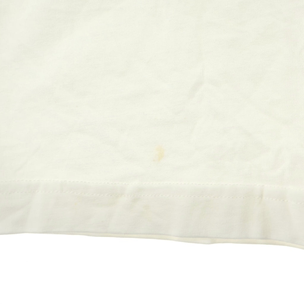 BALENCIAGA(バレンシアガ) 25SS OVER CHAMPS-ELYSEES T-SHIRT 787349 フロントプリント プルオーバー カットソー 半袖Tシャツ ホワイト
