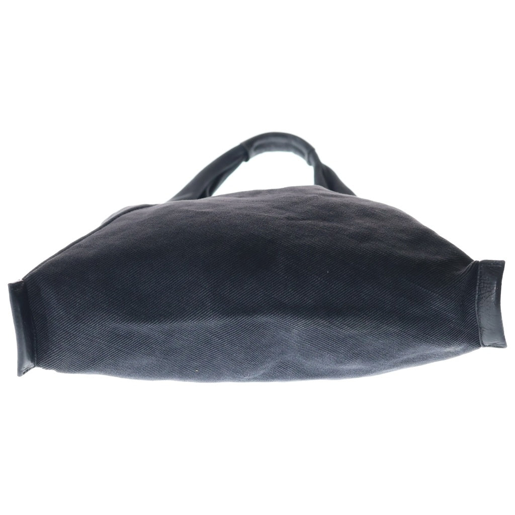 Hender Scheme(エンダースキーマ) azuma bag アズマバッグ トートバッグ キャンバス地 レザー ブラック