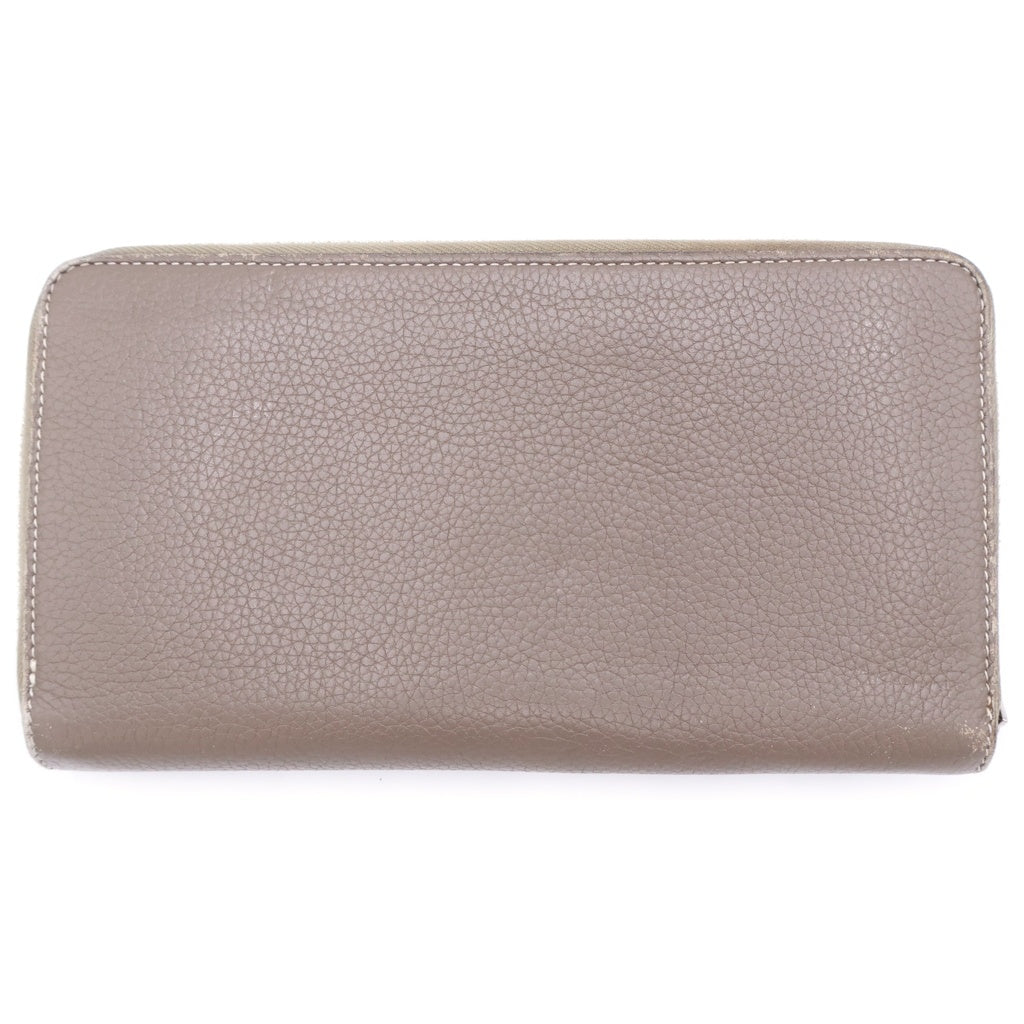 CELINE(セリーヌ) ラウンドジップ レザー ロングウォレット 長財布 ベージュ W-CE-2157 レディース