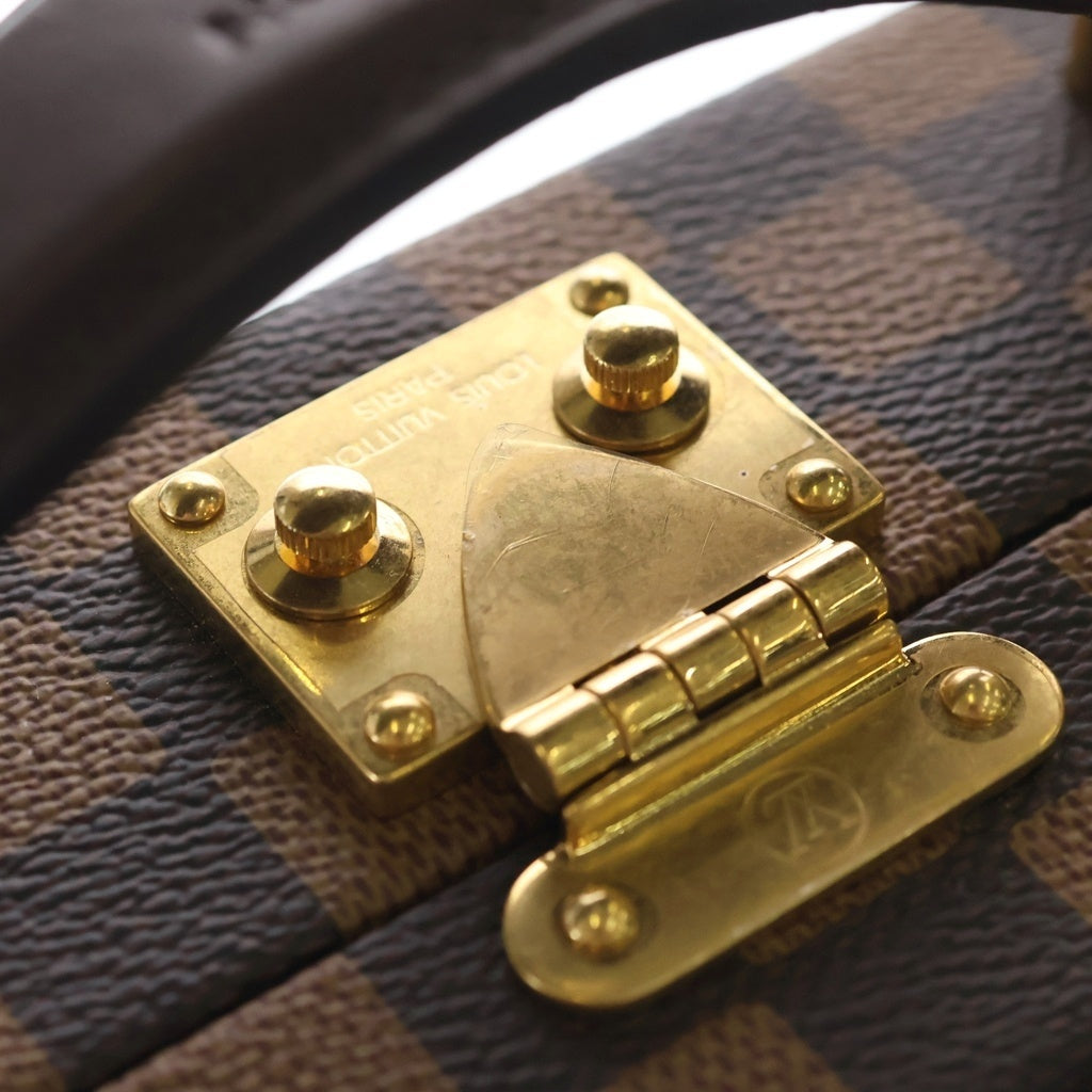 LOUIS VUITTON(ルイヴィトン) サワガニ トランク モノグラム ハンドバッグ ショルダーバッグ ブラウン N40765 レディース