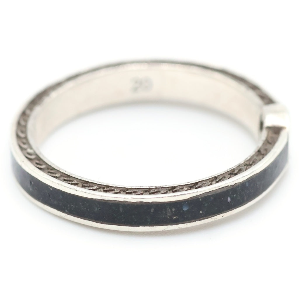 GUCCI(グッチ) インターロッキングG リング シルバー/ブラック 701620 J8410 1064