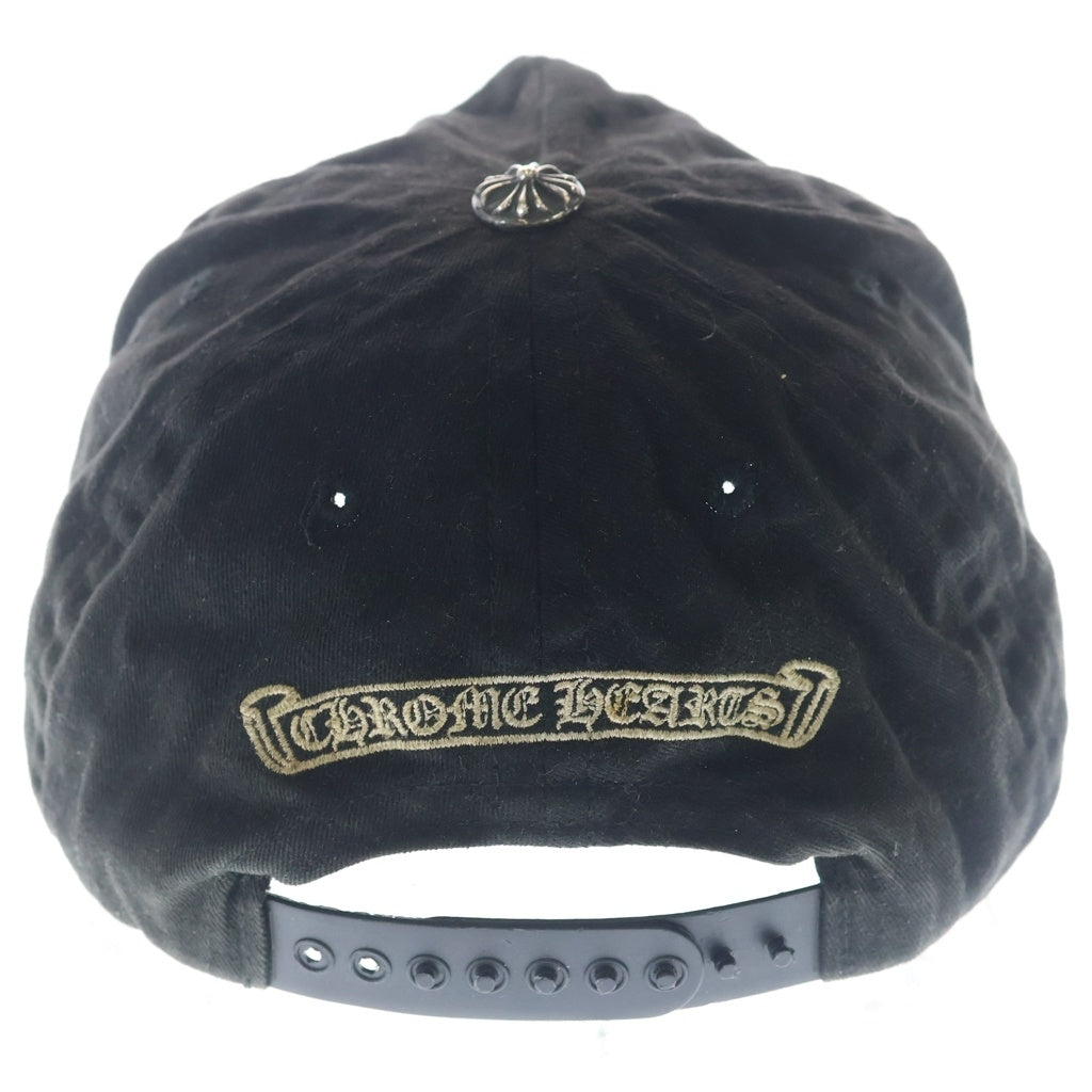 CHROME HEARTS(クロムハーツ) OLD VINE DAGGER CAP オールド ダガー クロスボール キャップ 帽子 ブラック/シルバー