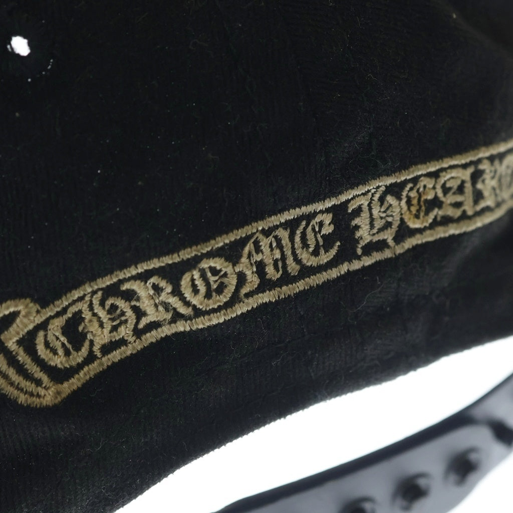 CHROME HEARTS(クロムハーツ) OLD VINE DAGGER CAP オールド ダガー クロスボール キャップ 帽子 ブラック/シルバー