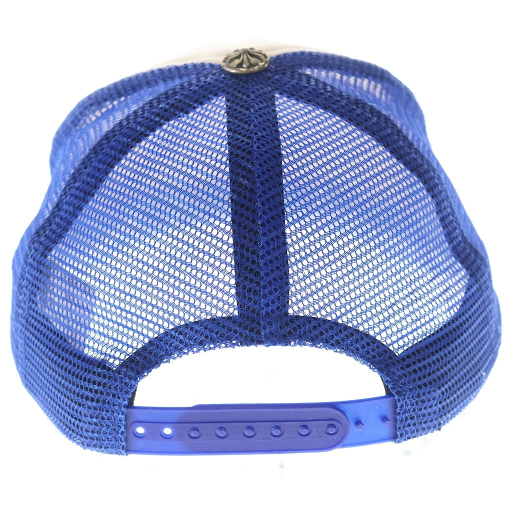 CHROME HEARTS(クロムハーツ) TRUCKER CAP CH刺繍 メッシュトラッカーキャップ 帽子 ブルー/レッド/ホワイト