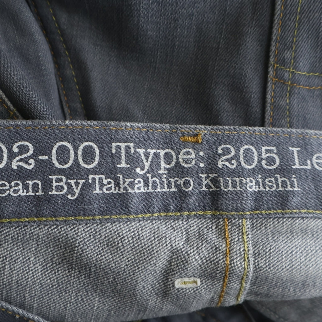 Levi's(リーバイス) 205 Lefty Jeans Lefty Jeans by Takahiro Kuraishi ジップフライ 革パッチ デニムパンツ ジーンズ グレー LJB02-0002