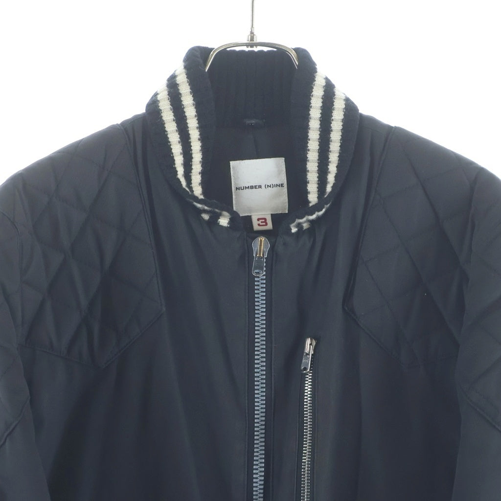 NUMBER (N)INE(ナンバーナイン) 99AW ROCK IDOL期 ジップジャケット ブルゾン ブラック