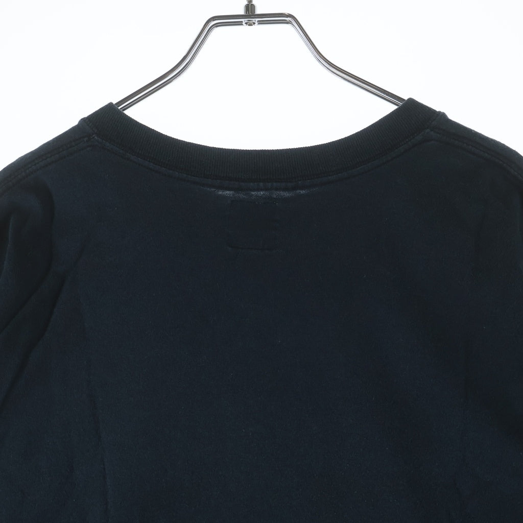 NUMBER (N)INE(ナンバーナイン) bassman プリント クルーネック半袖Tシャツカットソー ネイビー
