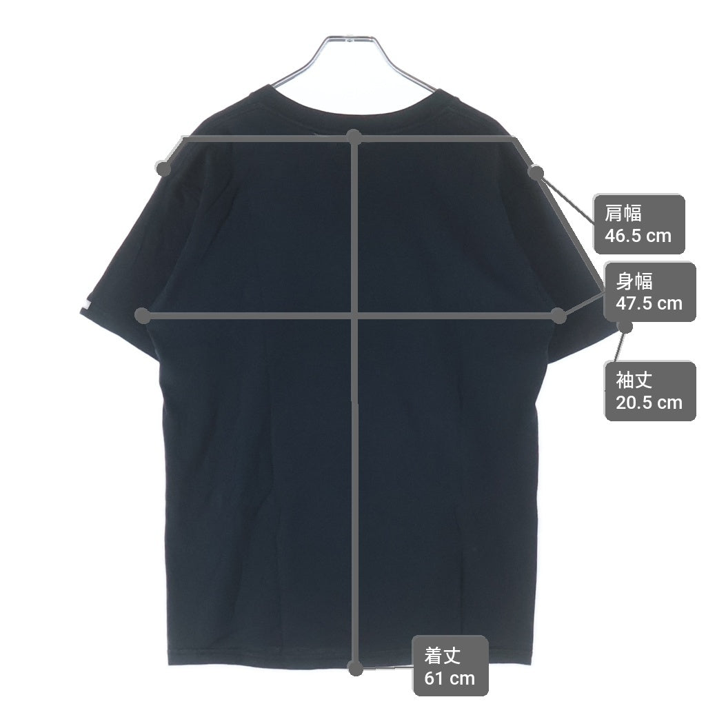 NUMBER (N)INE(ナンバーナイン) bassman プリント クルーネック半袖Tシャツカットソー ネイビー