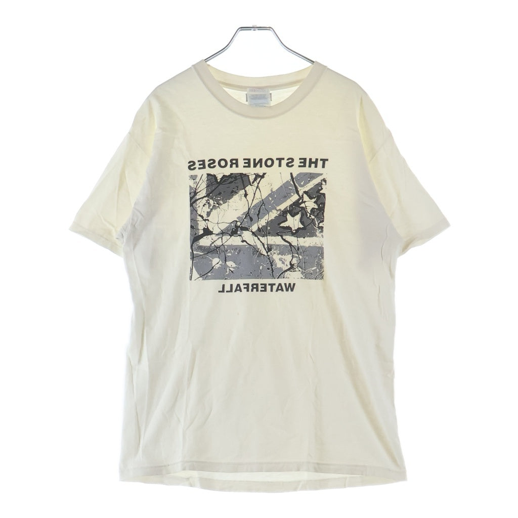 NUMBER (N)INE(ナンバーナイン) THE STONE ROSES WATERFALL フロント プリント クルーネック半袖Tシャツカットソー ホワイト