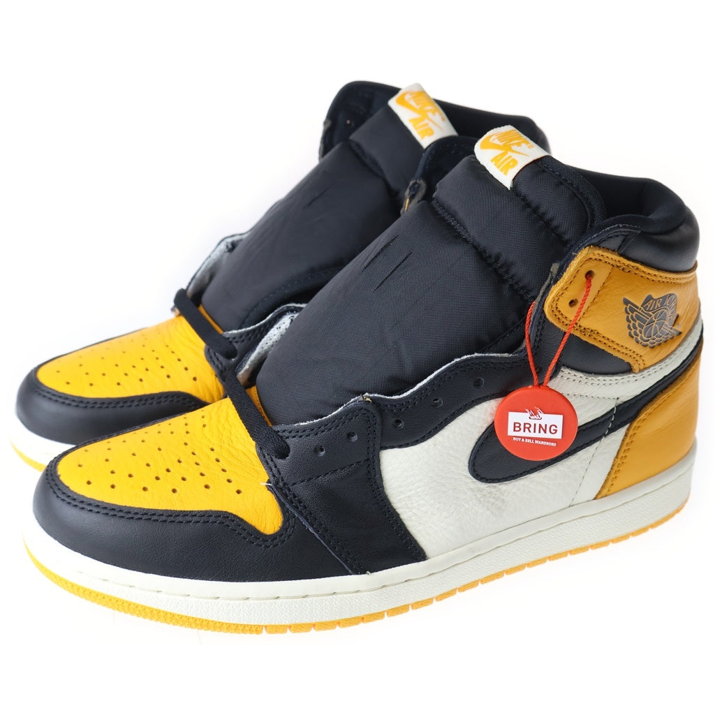 NIKE(ナイキ) AIR JORDAN1 RETRO HIGH OG TAXI 555088-711 エアジョーダン1 レトロハイ タクシー ハイカットスニーカー ブラック/ホワイト/イエロー US9.5/27.5cm