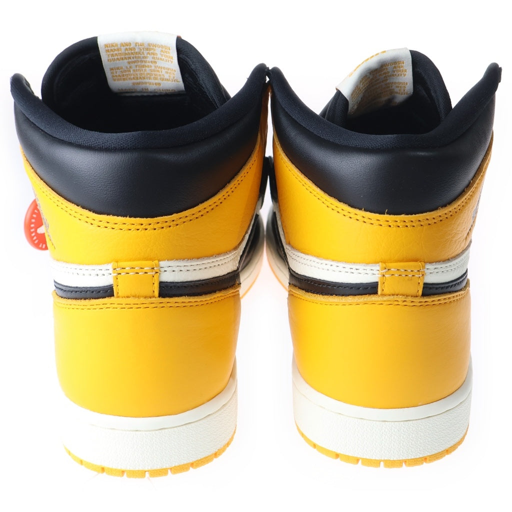 NIKE(ナイキ) AIR JORDAN1 RETRO HIGH OG TAXI 555088-711 エアジョーダン1 レトロハイ タクシー ハイカットスニーカー ブラック/ホワイト/イエロー US9.5/27.5cm