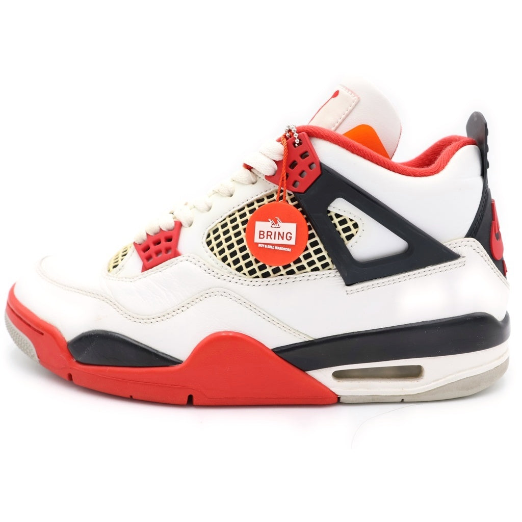 NIKE(ナイキ) AIR JORDAN 4 RETRO OG FIRE RED 2020 DC7770-160 エアジョーダン4 レトロ ファイヤーレッド ハイカットスニーカー ホワイト/レッド US9.5/27.5cm