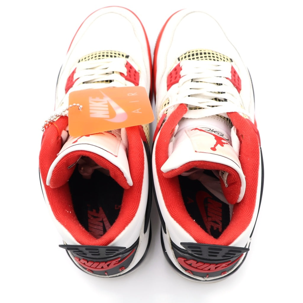NIKE(ナイキ) AIR JORDAN 4 RETRO OG FIRE RED 2020 DC7770-160 エアジョーダン4 レトロ ファイヤーレッド ハイカットスニーカー ホワイト/レッド US9.5/27.5cm
