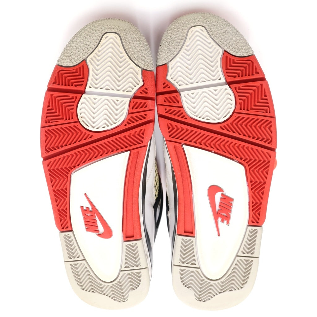 NIKE(ナイキ) AIR JORDAN 4 RETRO OG FIRE RED 2020 DC7770-160 エアジョーダン4 レトロ ファイヤーレッド ハイカットスニーカー ホワイト/レッド US9.5/27.5cm
