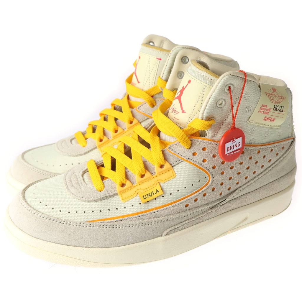 NIKE(ナイキ) ×UNION Air Jordan 2 RETRO SP RATTAN DN3802-200 ユニオン エアジョーダン 2 レトロ ラタン ハイカットスニーカー ベージュ US9.5/27.5cm
