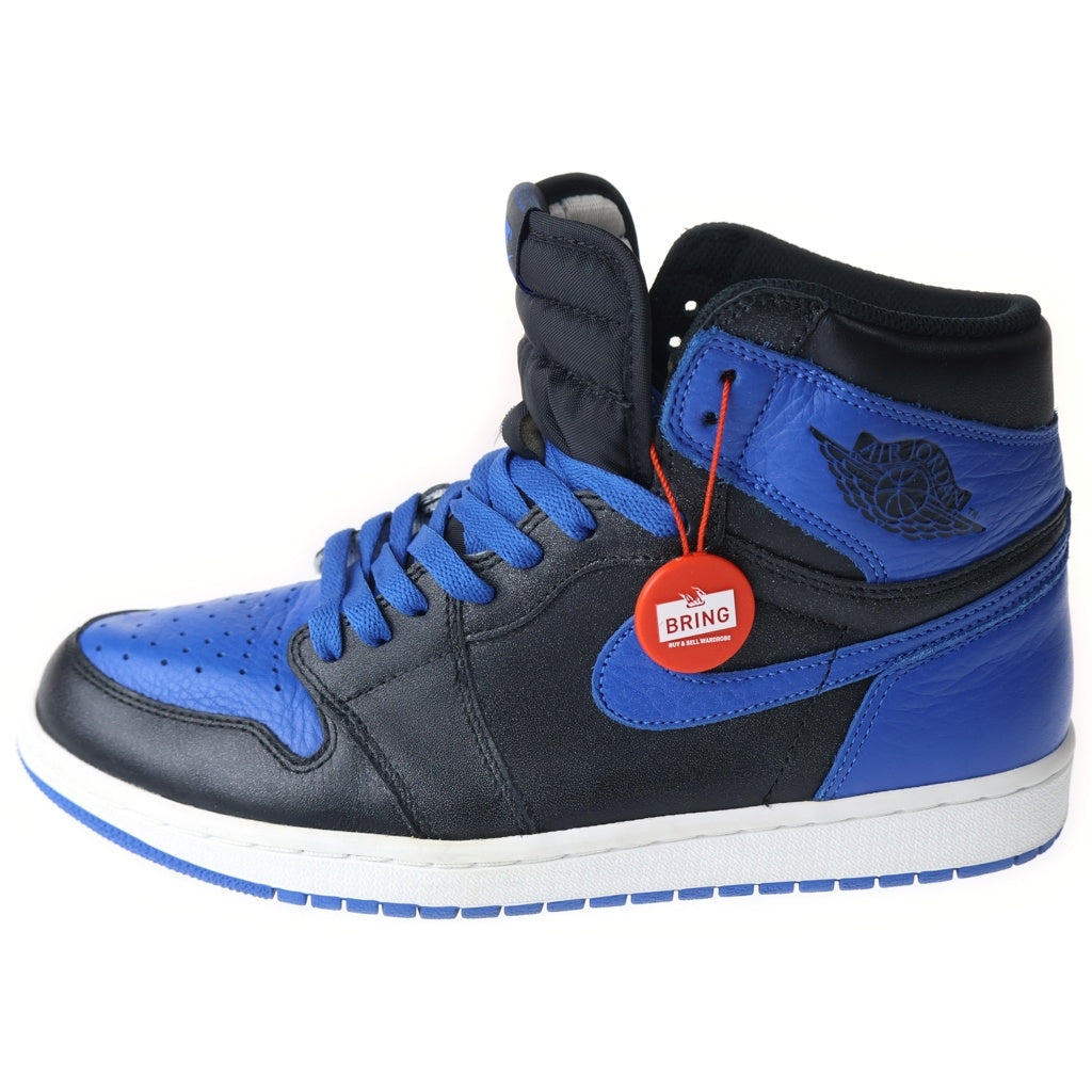 NIKE(ナイキ) AIR JORDAN 1 RETRO HIGH OG ROYAL 555088-007 エアジョーダン1レトロハイオージーロイヤル ハイカットスニーカー US9.5/27.5cm ブラック/ブルー