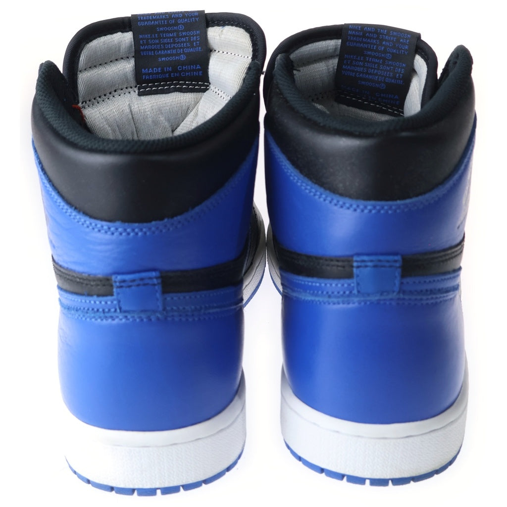 NIKE(ナイキ) AIR JORDAN 1 RETRO HIGH OG ROYAL 555088-007 エアジョーダン1レトロハイオージーロイヤル ハイカットスニーカー US9.5/27.5cm ブラック/ブルー