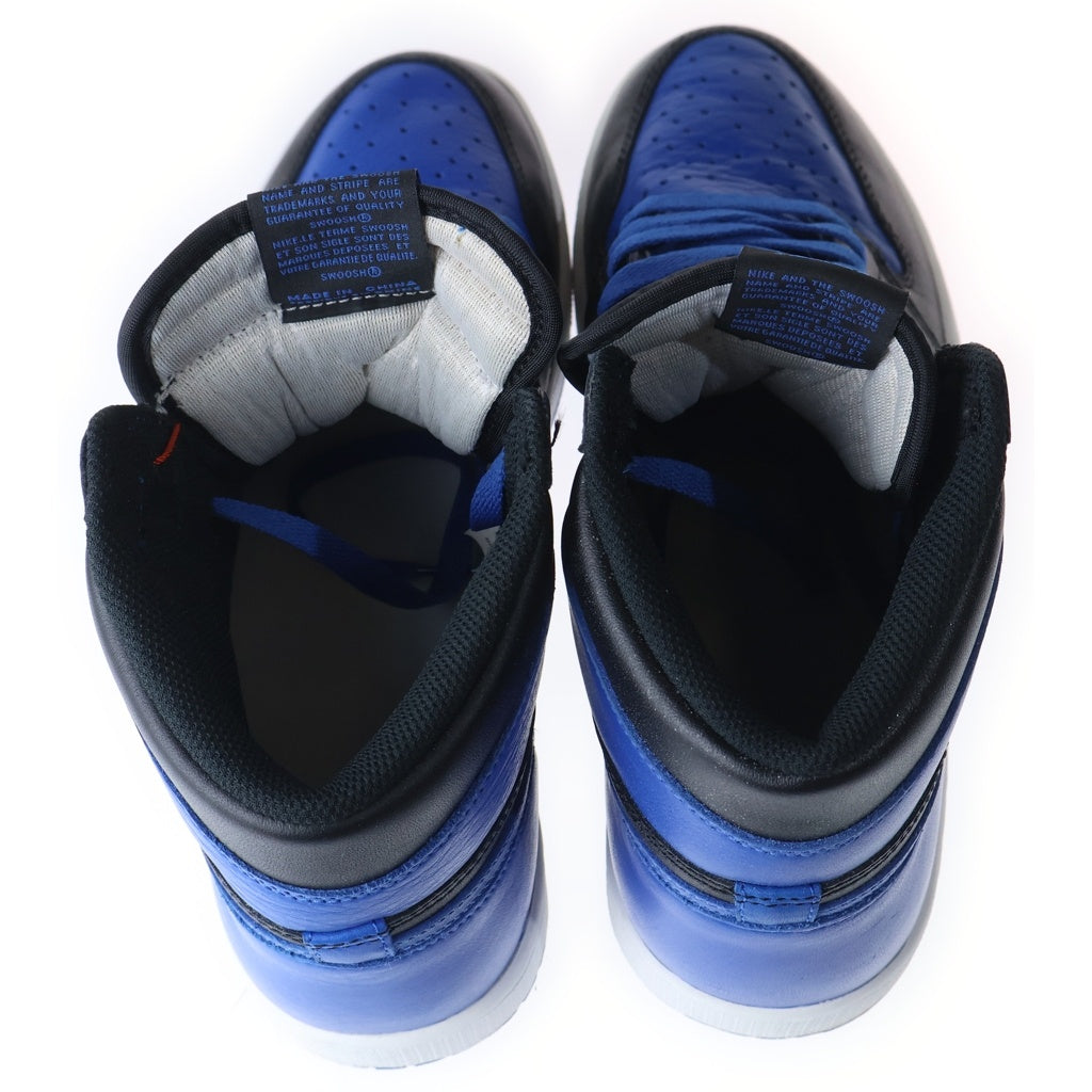 NIKE(ナイキ) AIR JORDAN 1 RETRO HIGH OG ROYAL 555088-007 エアジョーダン1レトロハイオージーロイヤル ハイカットスニーカー US9.5/27.5cm ブラック/ブルー