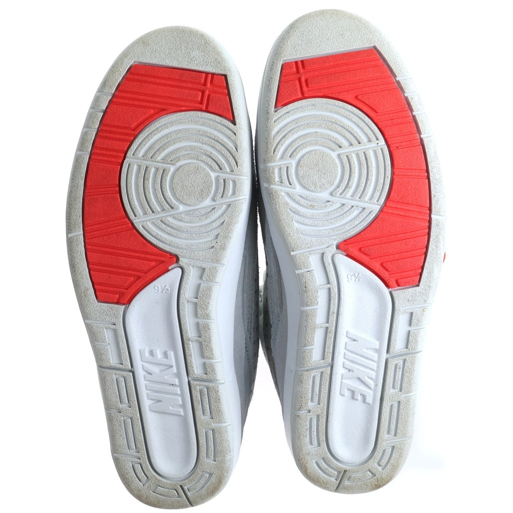 NIKE(ナイキ) ×UNION Air Jordan 2 RETRO SP RATTAN DN3802-200 ユニオン エアジョーダン 2 レトロ レーフォグ サイレンレッド ハイカットスニーカー グレー US9.5/27.5cm