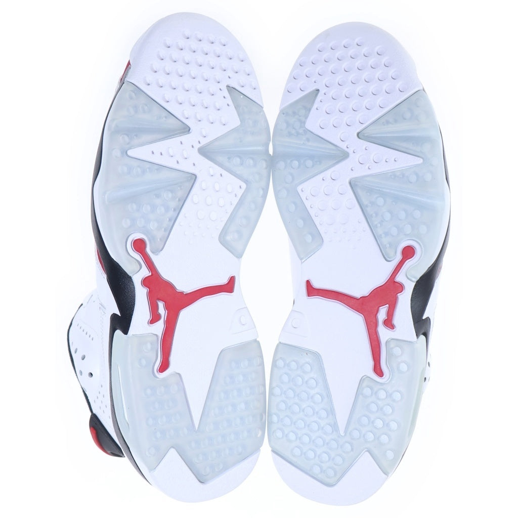 NIKE(ナイキ) AIR JORDAN 6 RETRO CARMINE CT8529-106 エアジョーダン6 カーマイン ハイカットスニーカー ホワイト/レッド US9.5/27.5cm