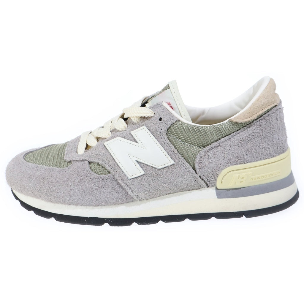 New Balance(ニューバランス) M990TA1 スエード メッシュローカットスニーカー グレー US9.5/27.5cm