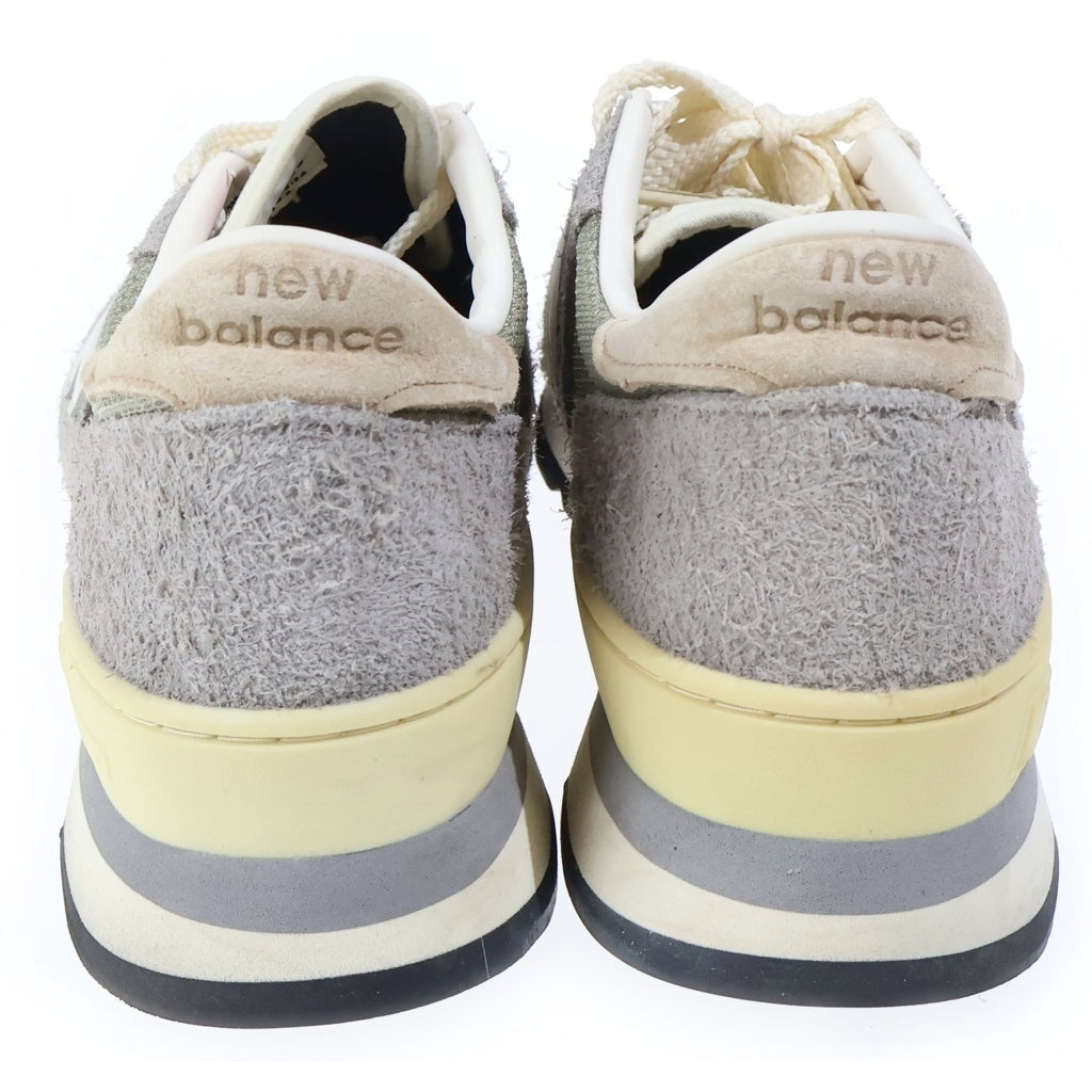 New Balance(ニューバランス) M990TA1 スエード メッシュローカットスニーカー グレー US9.5/27.5cm