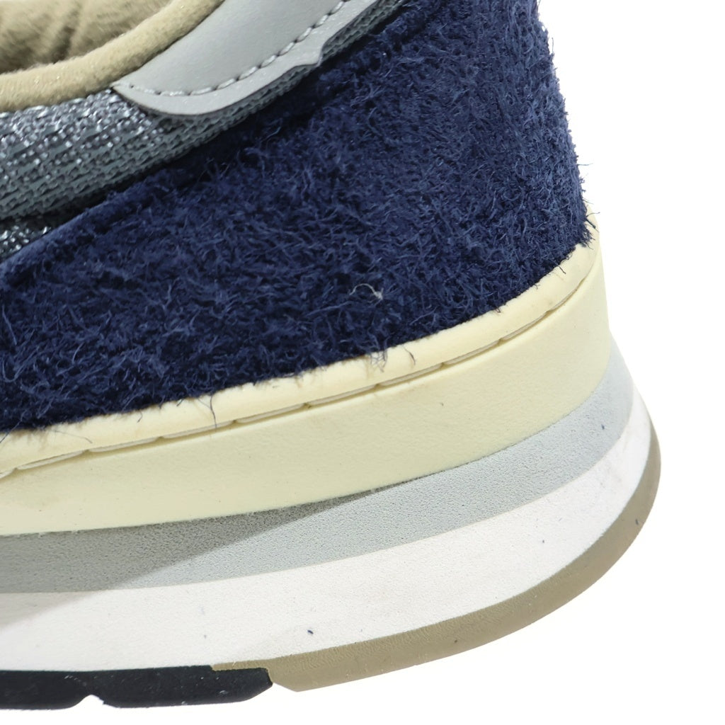 New Balance(ニューバランス) ×Carhartt WIP M990CH1 カーハート スエード メッシュローカットスニーカー ネイビー US9.5/27.5cm