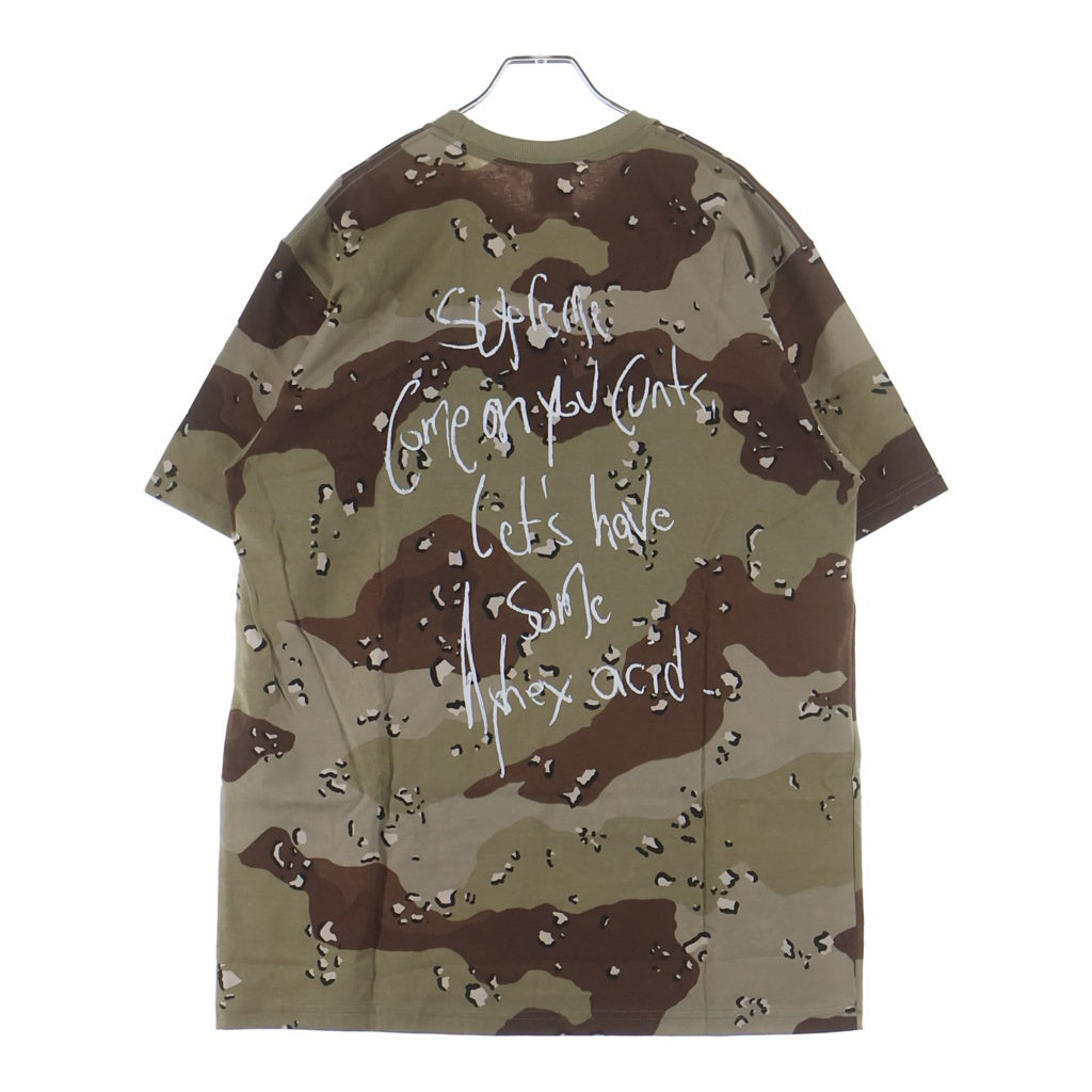 SUPREME(シュプリーム) 25SS ×Aphex Twin Windowlicker Tee エイフェックス ツイン ウィンドウリッカー フォトプリント カモ柄 クルーネック 半袖Tシャツ カットソー カーキ
