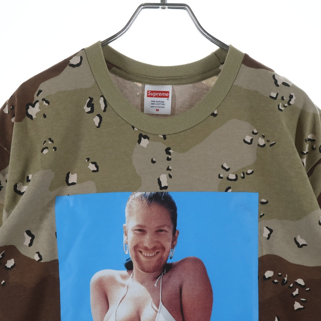 SUPREME(シュプリーム) 25SS ×Aphex Twin Windowlicker Tee エイフェックス ツイン ウィンドウリッカー フォトプリント カモ柄 クルーネック 半袖Tシャツ カットソー カーキ