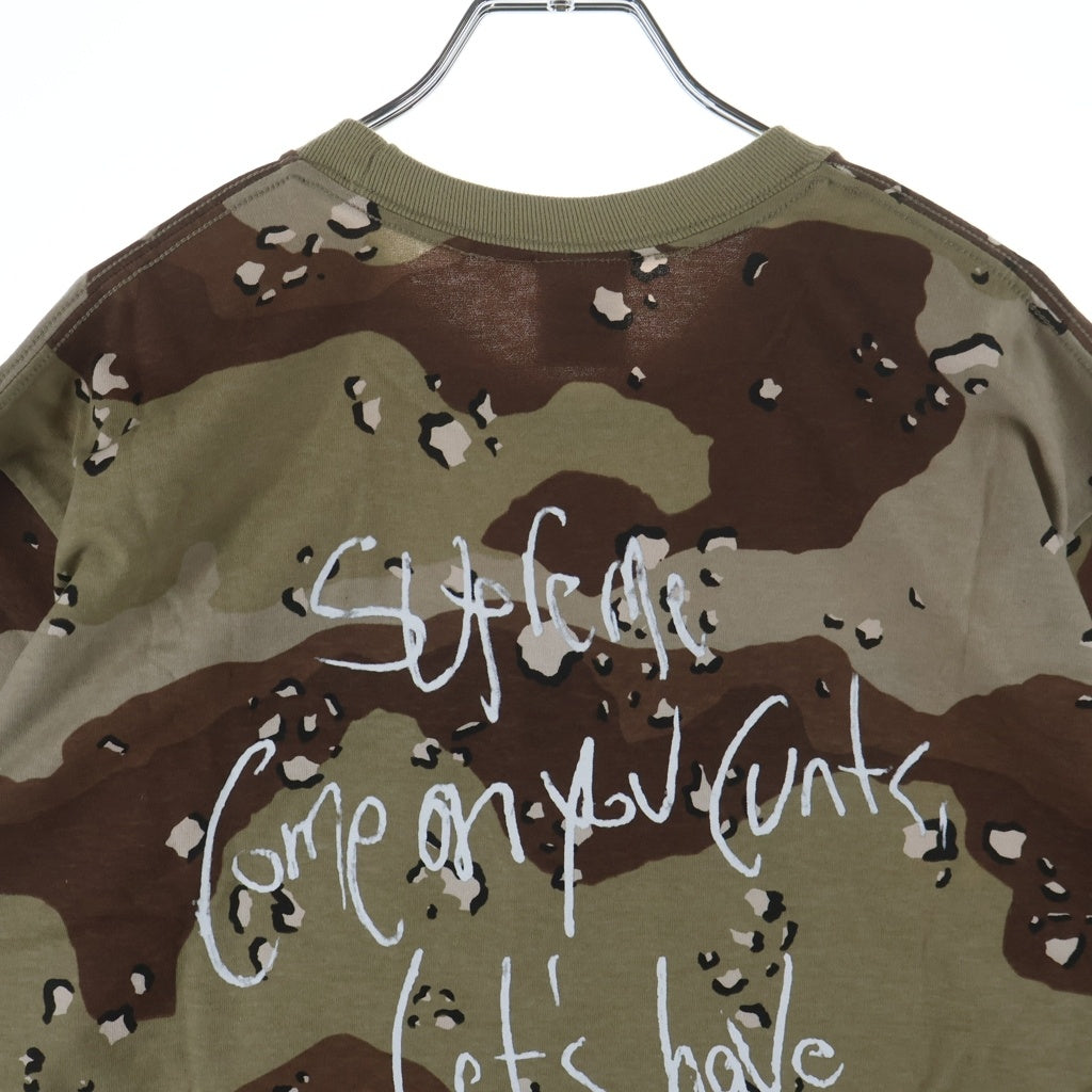 SUPREME(シュプリーム) 25SS ×Aphex Twin Windowlicker Tee エイフェックス ツイン ウィンドウリッカー フォトプリント カモ柄 クルーネック 半袖Tシャツ カットソー カーキ