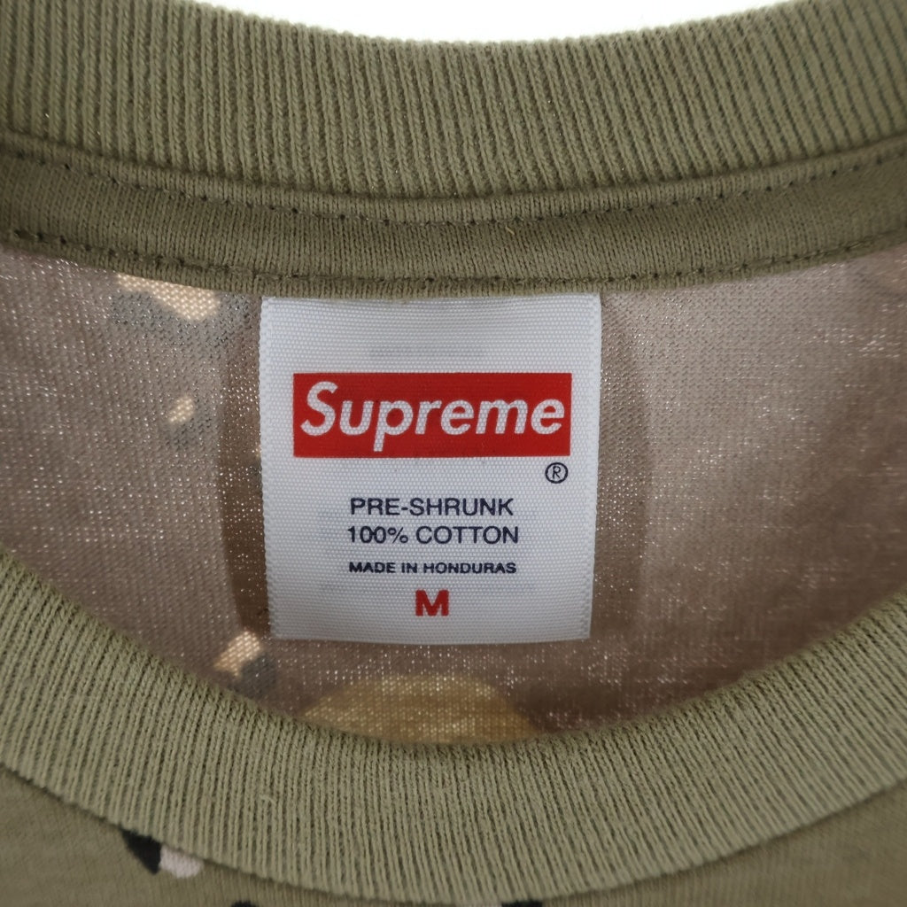 SUPREME(シュプリーム) 25SS ×Aphex Twin Windowlicker Tee エイフェックス ツイン ウィンドウリッカー フォトプリント カモ柄 クルーネック 半袖Tシャツ カットソー カーキ