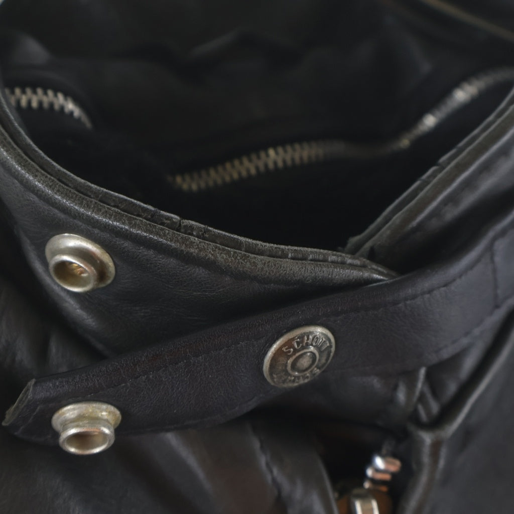 SCHOTT(ショット) シングルライダース ボアライナー付き カウレザー