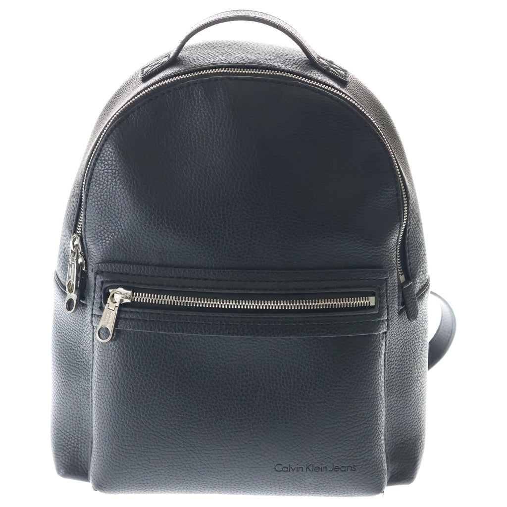 Calvin Klein Jeans(カルバンクラインジーンズ) レザー リュックサック バッグパック ブラック レディース